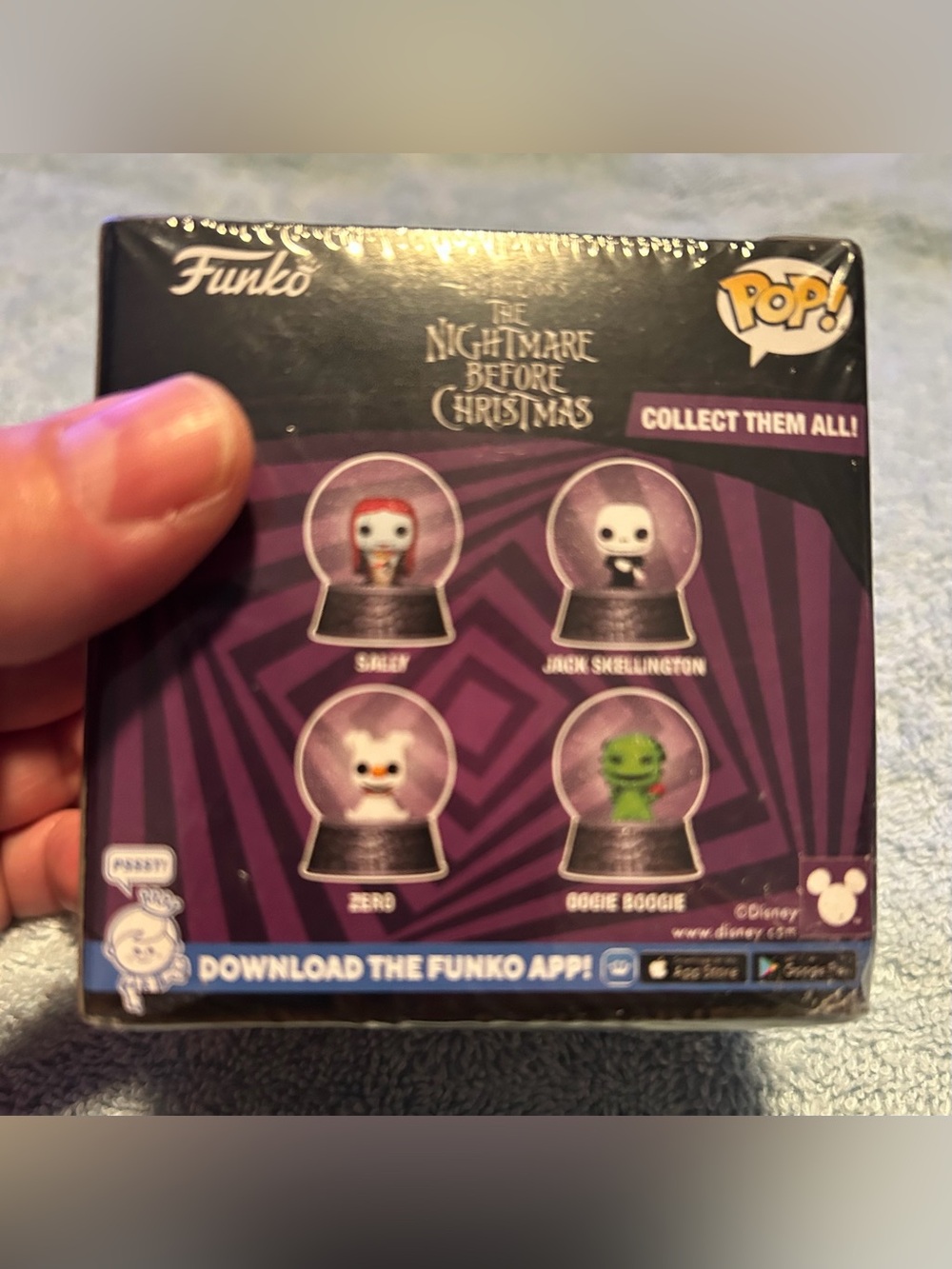 FUNKO POP NIGHTMARE BEFORE CHRISTMAS OOGIE BOOGIE SNOW-GLOBE/SEALED IN PLASTIC - Picture 4 of 7